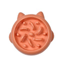 Comedero Lento Antivoracidad para Perros y Gatos - naranja