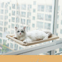 Hamaca de Ventana para Gatos con Ventosas - caqui