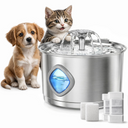 Fuente de Agua para Gatos Silenciosa 3,2 L