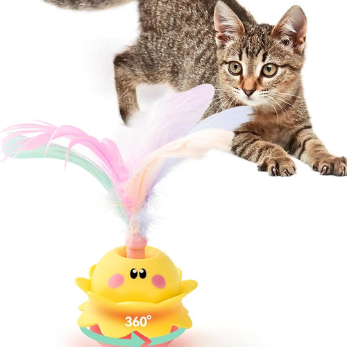 Pack Gato Feliz — Juguete Interactivo + Cesta de Fibra Natural - componente