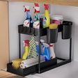 Organizador Extraíble Bajo Fregadero 2 Niveles — Cocina y Baño
