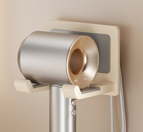 Soporte de Pared para Secador de Pelo Sin Taladro - beige