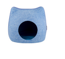 Cueva de Fieltro para Gatos - azul