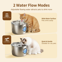 Fuente de Agua para Gatos Silenciosa 3,2 L
