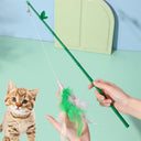 Varita de Plumas Interactiva para Gatos